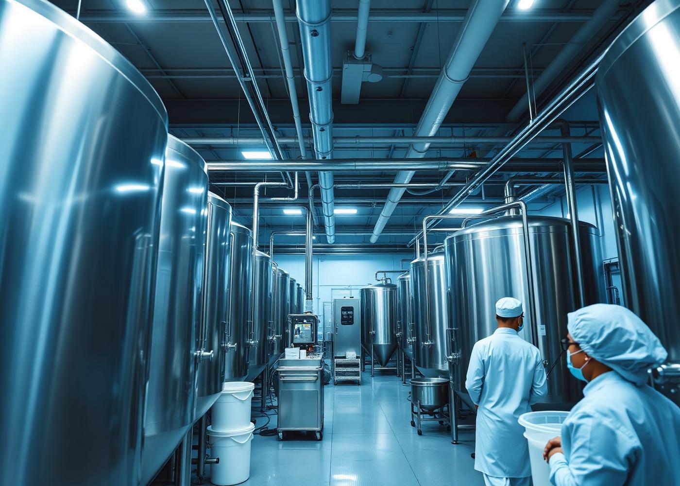 Lebanco dairy factory in Rawang, Selangor